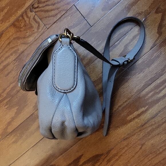 Marc By Marc Jacobs Gray Taupe Crossbody Bag with Adjustable Strap - Picture 12 of 15